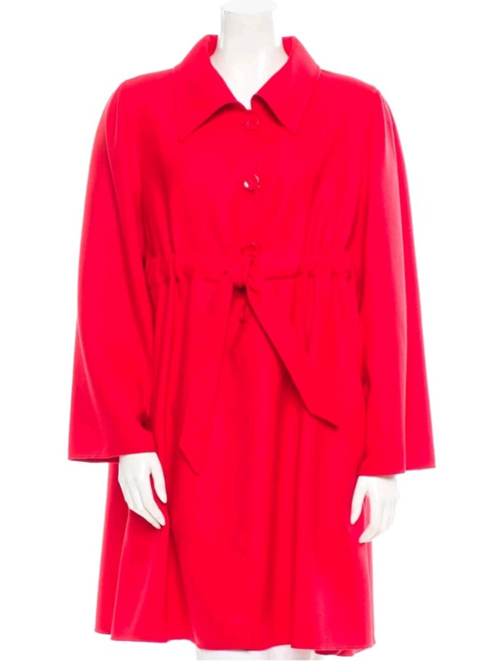 Valentino wool Coat w dual pockets, front button closure Size L/US10/IT46